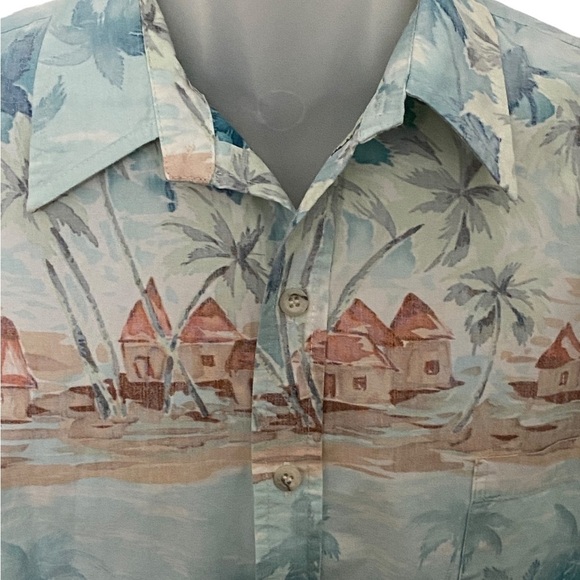 COOKE STREET Honolulu Aloha Hawaiian Tropical Floral Reverse Print Shirt Men 2XL - Picture 2 of 6